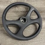 GMC Sonoma 1992 Steering Wheel Restored to New Leather P0853
