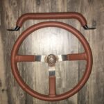 Jeep CJ8 1982 Steering Wheel and Grab Bar Restored to New Leather P2754