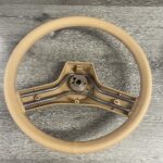 Jeep Grand Wagoneer 1988 Steering Wheel Restored to New Leather P2024