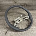 Jeep Wrangler 1998 Steering Wheel Restored to New Leather P1444