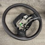 Jeep Wrangler 2002 Steering Wheel Restored to New Leather P5127
