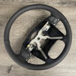 Jeep Wrangler 2005 Steering Wheel Restored to New Leather P1685