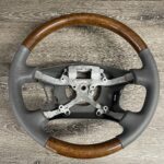 Lexus ES300 1998 Steering Wheel Restored to New Leather and Wood P1647