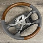 Lexus ES300 1998 Steering Wheel Restored to New Leather and Wood P1648