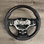 Lexus GS350 2017 Steering Wheel Restored to New Leather and Wood P1158