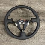 Mitsubishi Lancer Evolution VI 1999 Steering Wheel Restored to New Leather P0768