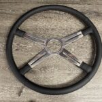 Peterbuilt 352 1978 Steering Wheel Restored to New Leather P1373