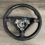 Porsche 911 Turbo 2001 Steering Wheel Restored to New Leather and Carbon Fiber P1019