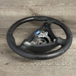 Porsche 911 Turbo 2001 Steering Wheel Restored to New Leather and Carbon Fiber P1020