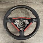 Porsche Turbo Cab 996 2004 Steering Wheel Restored to New Leather and Carbon Fiber P0802