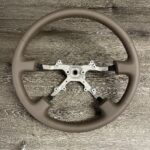 Toyota Land Cruiser 1996 Steering Wheel Restored to New Leather P1340
