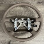 Toyota Land Cruiser 1997 Steering Wheel Restored to New Leather P1575