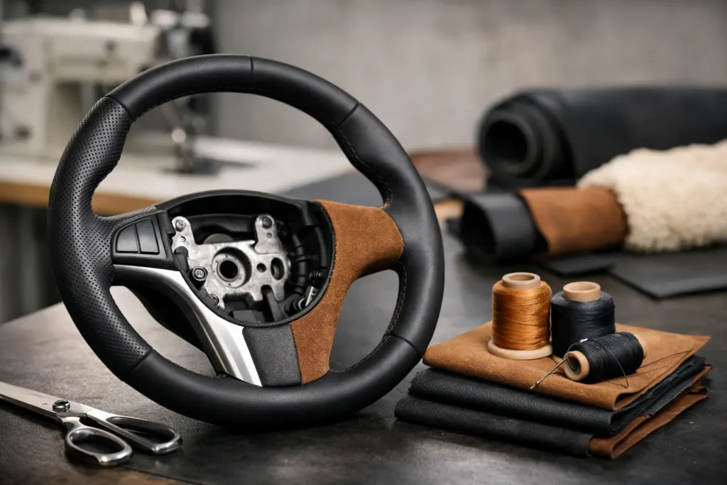 Best Materials for Steering Wheel Reupholstery