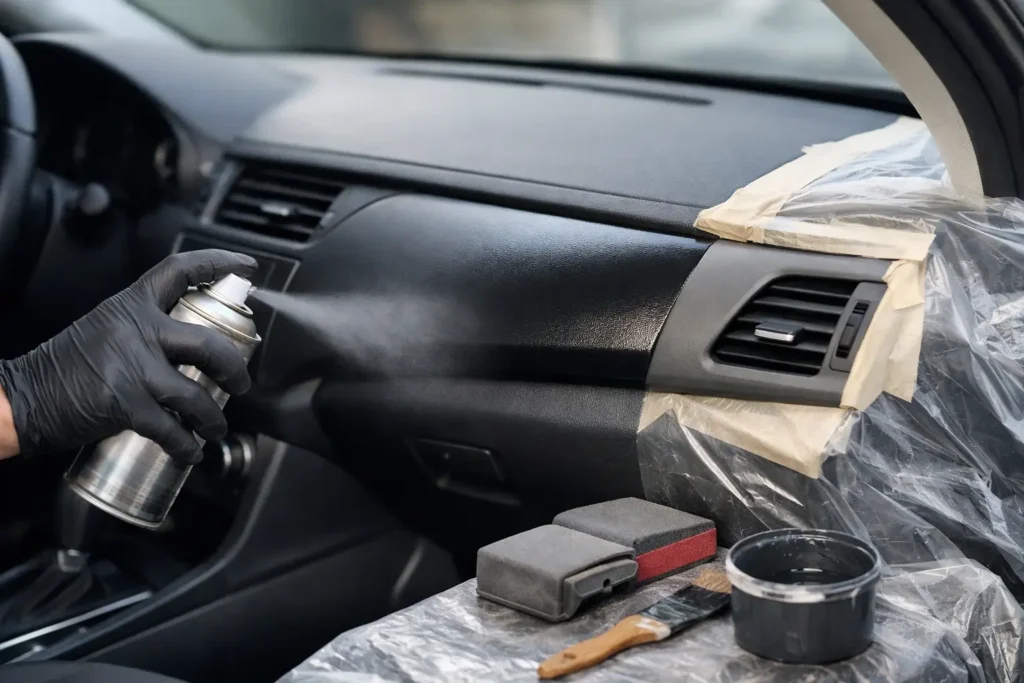 How to Repaint Interior Plastic Car Trim