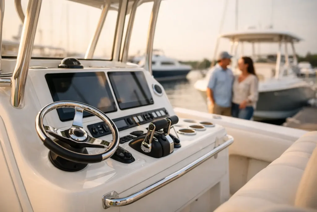 When a Center Console Refinishing Service Pays Off