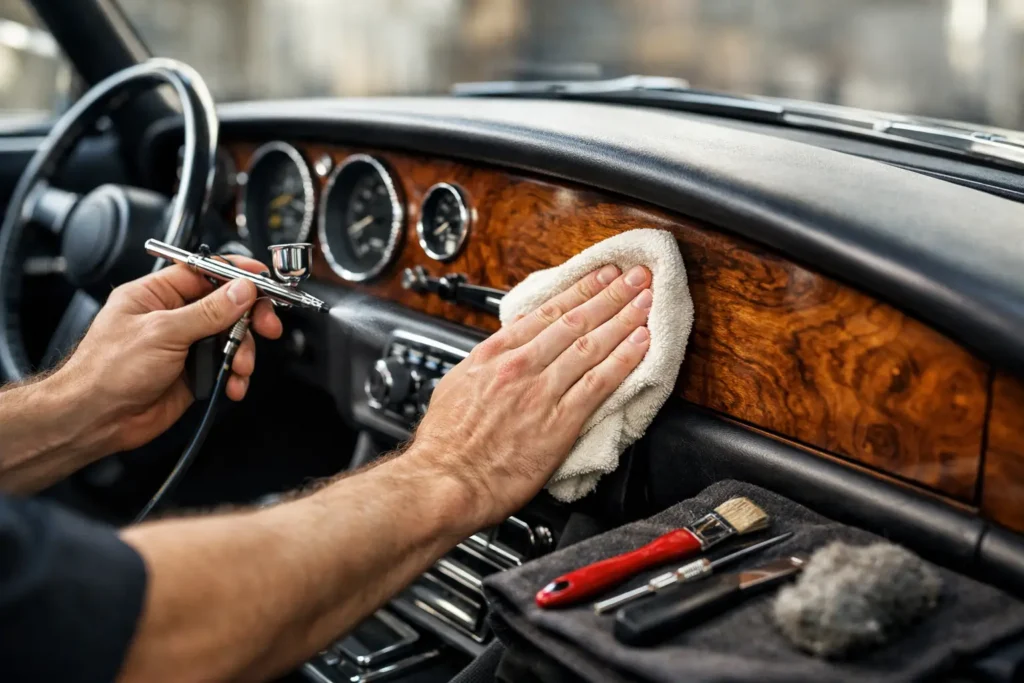 Woodgrain Dash Restoration Service Guide