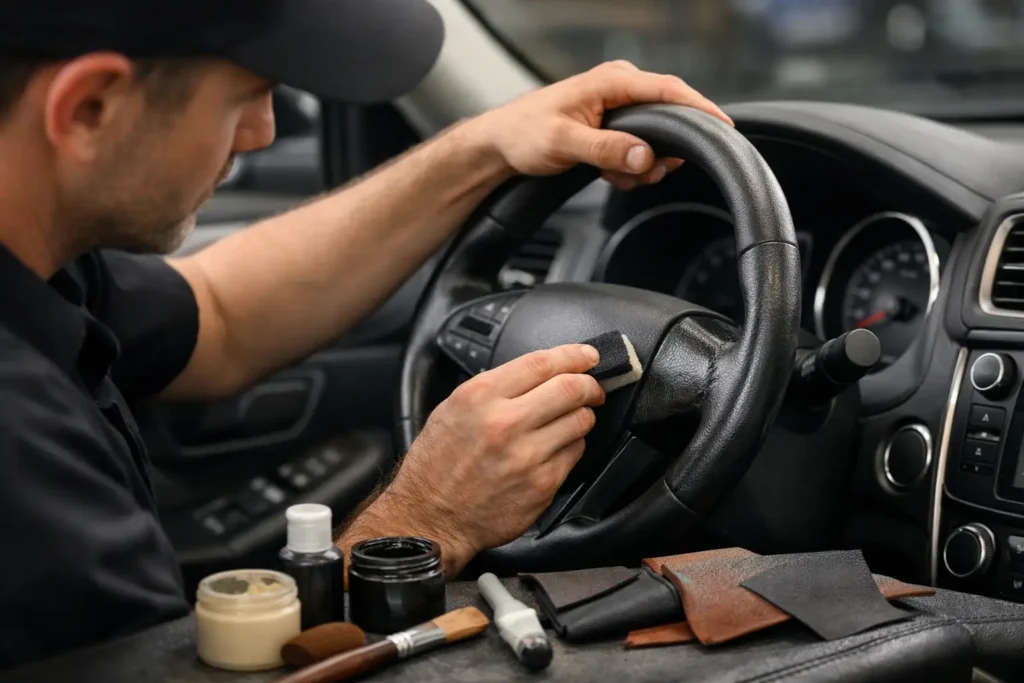 Can a Worn Steering Wheel Be Repaired Properly?