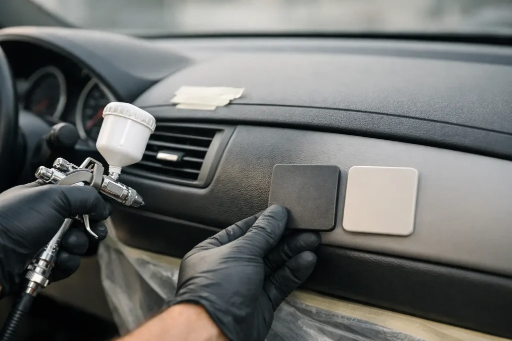 Dashboard Paint Matching That Looks Factory-New