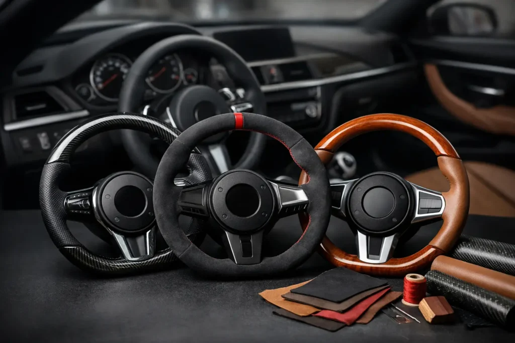 Guide to Custom Steering Wheel Materials