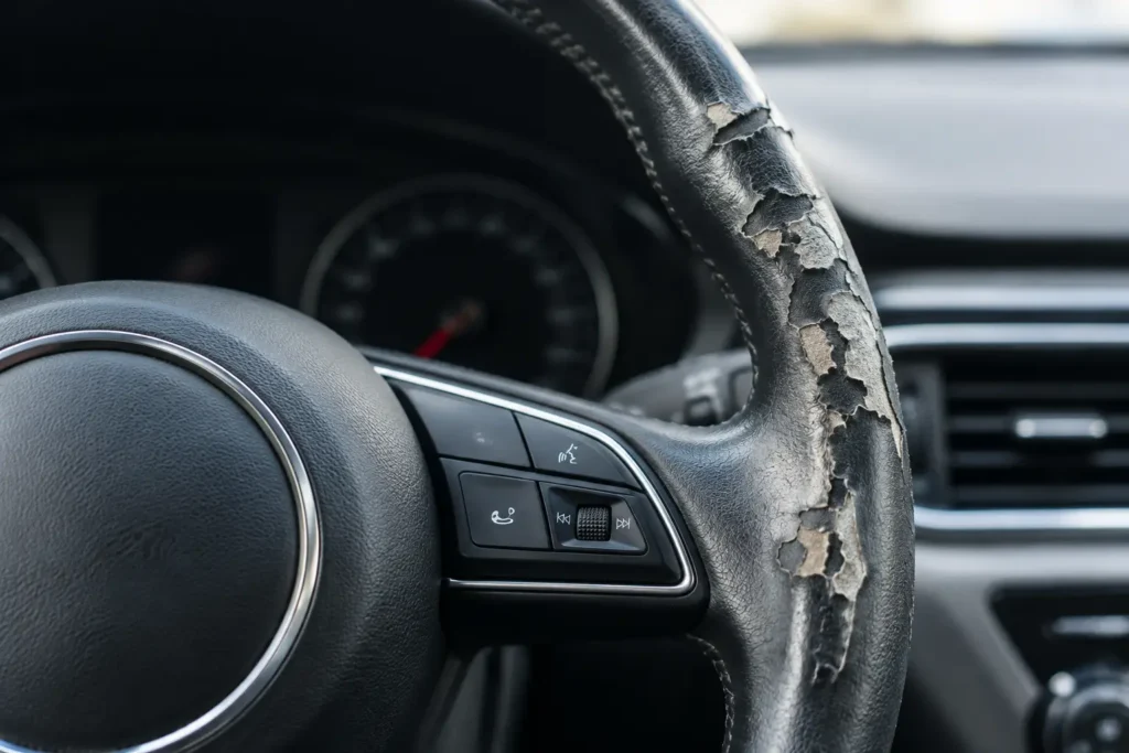 What Causes Steering Wheel Leather Peeling?