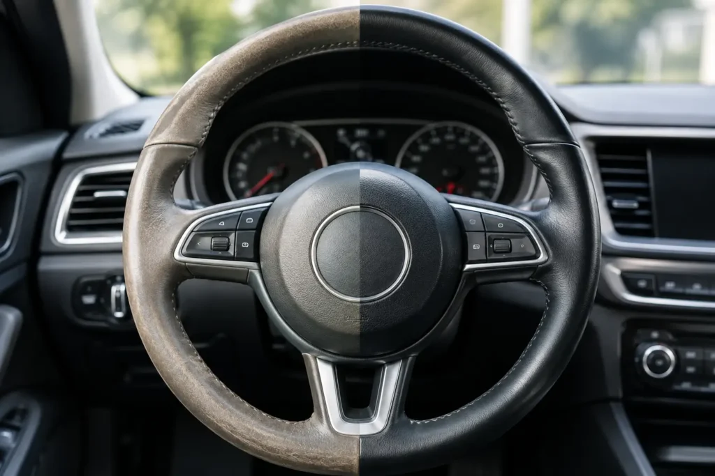 When Leather Wheel Recoloring Is the Right Fix
