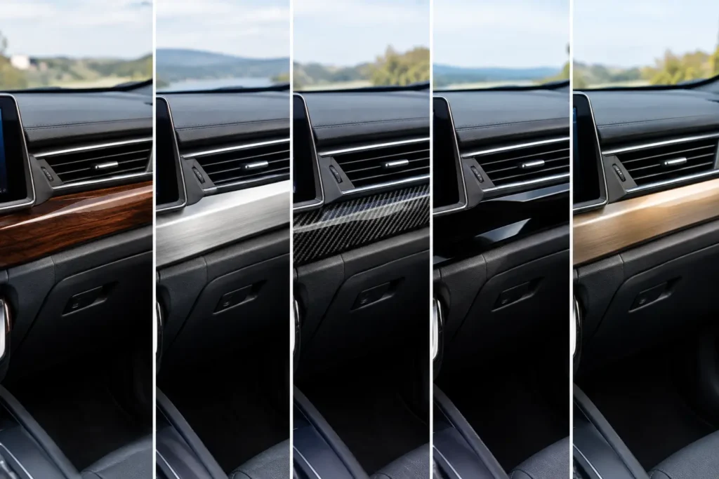 Best Finishes for Custom Dash Trim, Compared